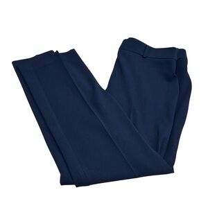 Navy Blue Business Casual Pants Rafaella Boot Cut Style High Rise Womens Size 14
